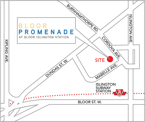 Bloor Promenade Map