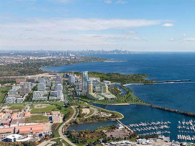 Tridel condos at Lakeview Village in Mississauga