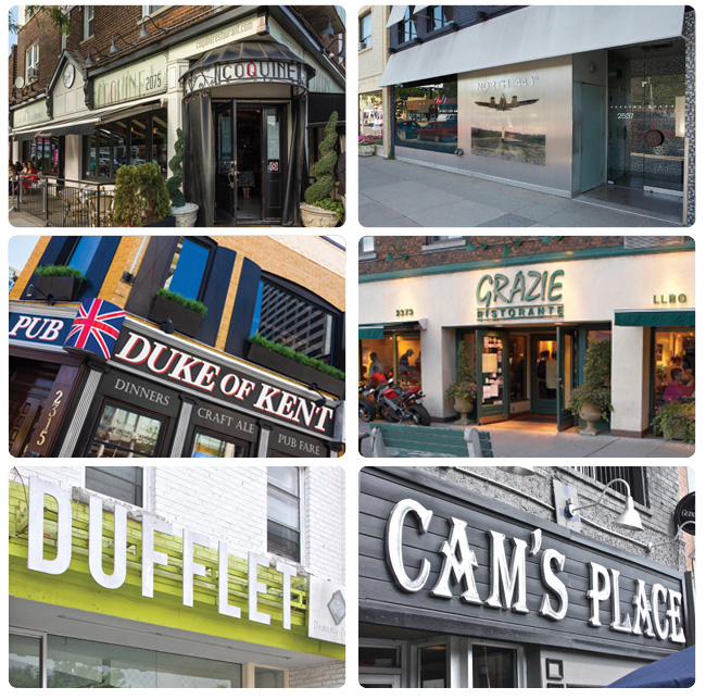 Yonge & Eglinton Features Some of the Very Best Restaurants & Dining in